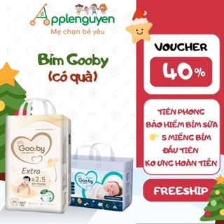 Bỉm Gooby Extra/Premium (Ngày/Đêm) Hàn Quốc Dán/Quần Đủ Size NB/S/M/L/XL/XXL | Applenguyen94