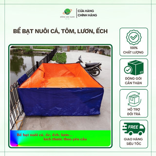 Bể Bạt Nuôi Cá, Tôm, Lươn, Ếch ....vv, Bể Bạt Việt Hàn Tuổi Thọ Trên 3 Năm