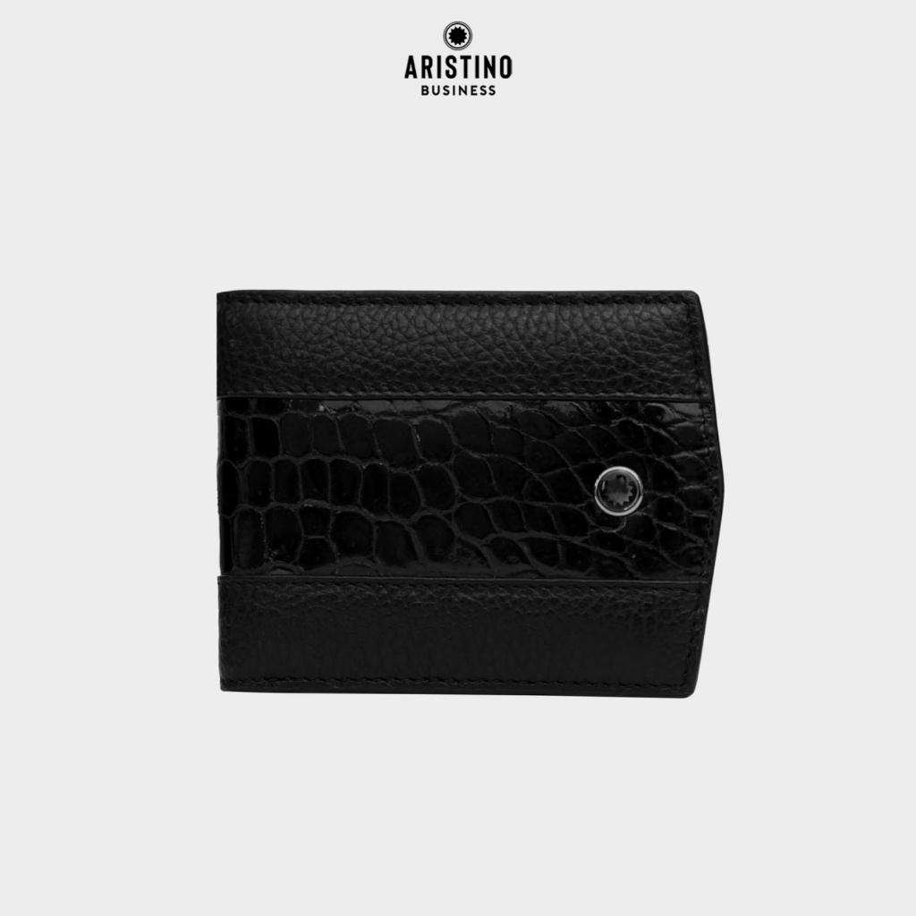 Ví Ngang Nam Aristino Business nhiều ngăn chứa tiện lợi, đáp ứng nhu cầu đựng tiền mặt, thẻ và giấy 