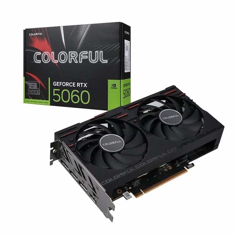 VGA Colorful GeForce RTX 5060 Gaming DUO 8GB-V (8GB GDDR7)