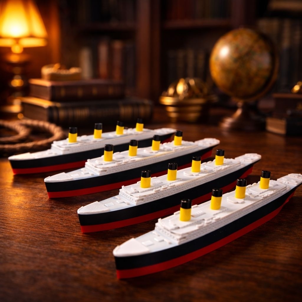 Mô Hình Tàu Titanic In 3D – Tàu RMS Titanic Mini Trang Trí Bàn Làm Việc, Quà Tặng Độc Đáo