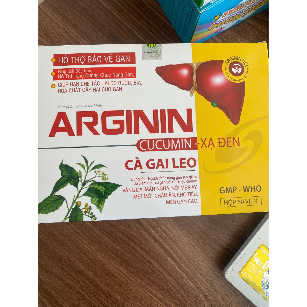 BỔ GAN ARGININ CUCUMIN - XẠ ĐEN
