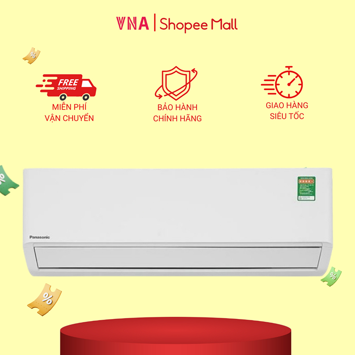 U9BKH - Điều hòa Panasonic Inverter 9.550 BTU CU/CS-U9BKH-8 - Chính hãng bảo hành 12 tháng