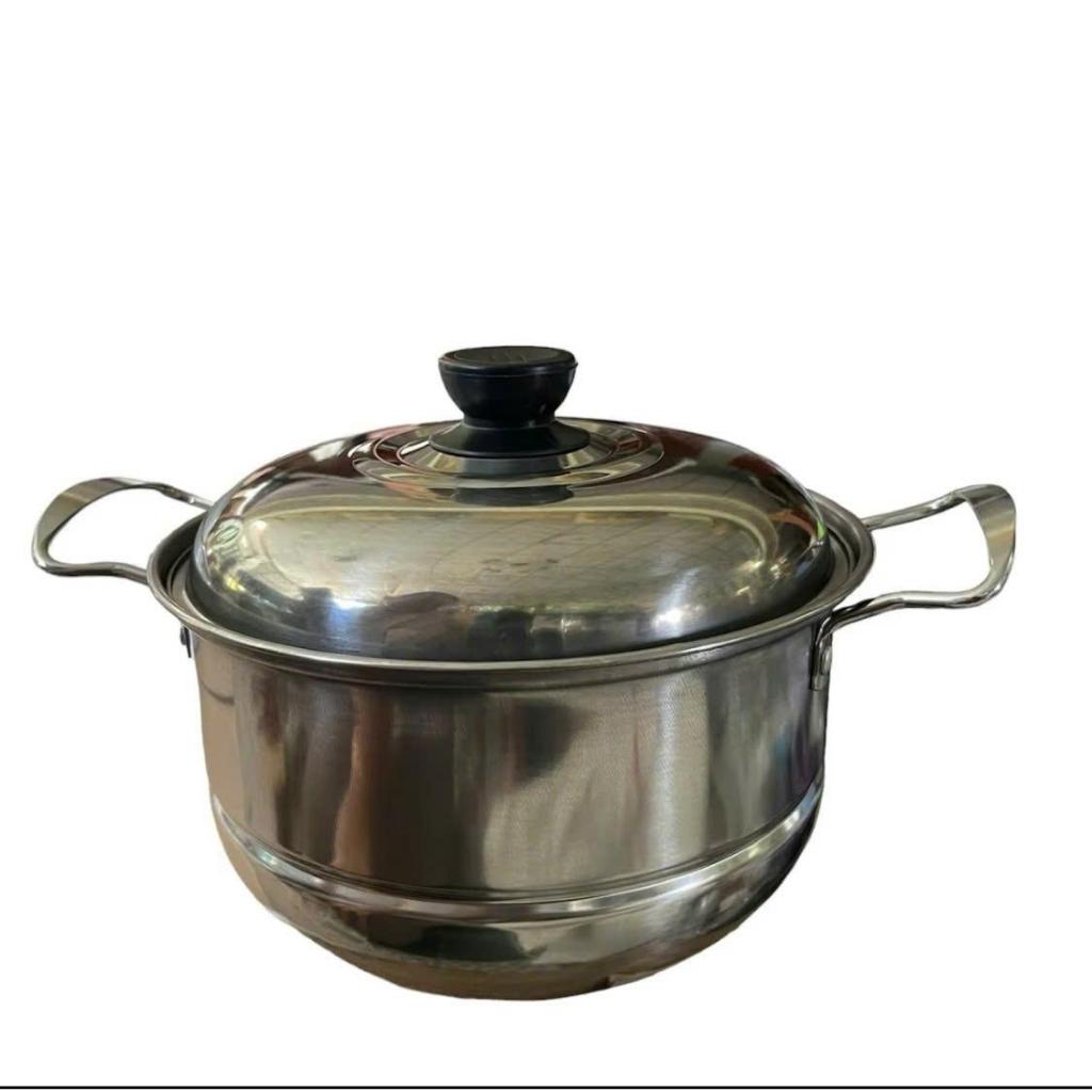 [KTTLK] Nồi Inox 21cm Tặng Kèm Xửng Hấp Tiện Lợi, Nồi Hấp Inox Mini