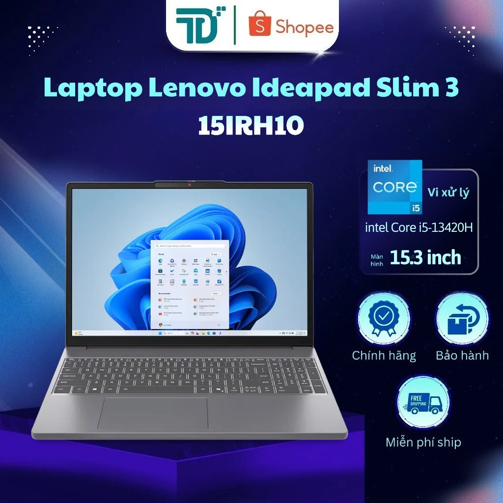 Laptop Lenovo Ideapad Slim 3 - 15IRH10 i5-13420H/24GB/512GB - Laptop 99%