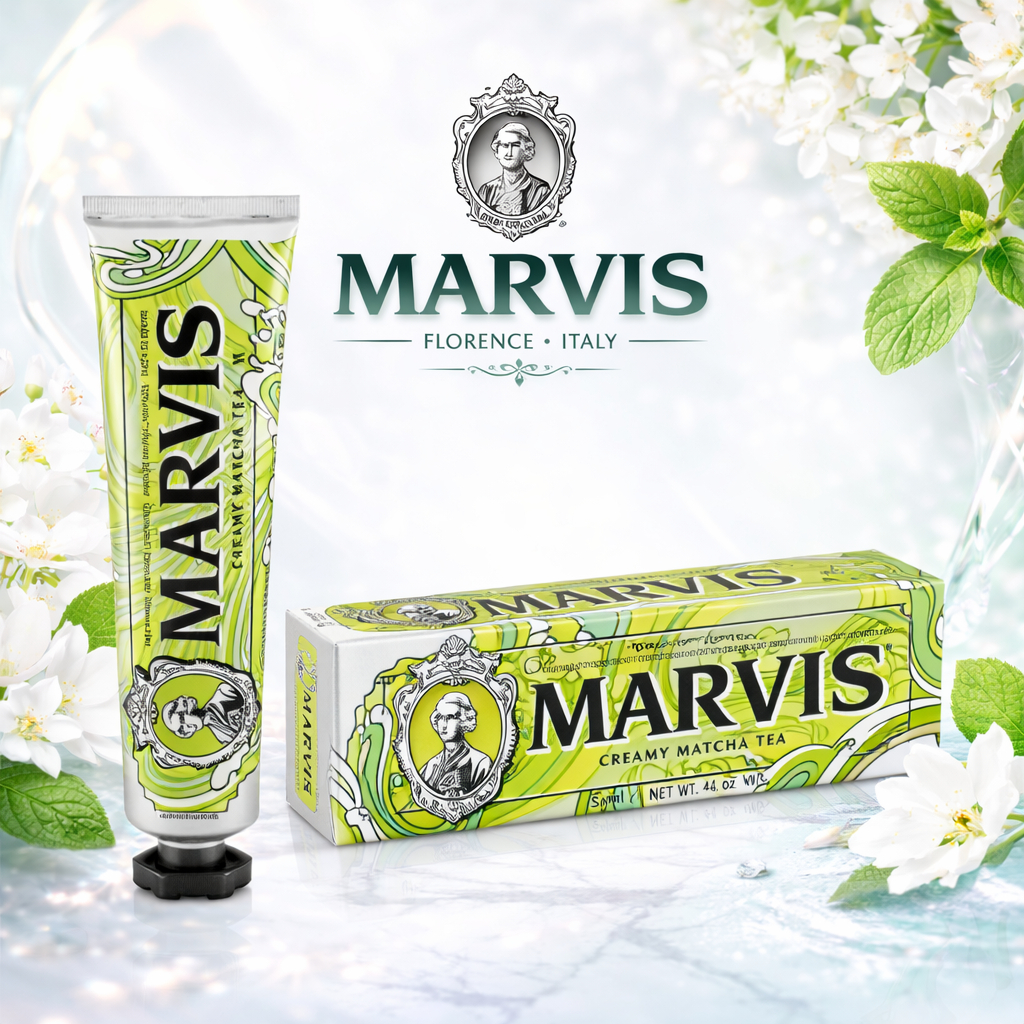 Kem Đánh Răng Marvis Creamy Matcha Tea 75ml - Vị trà Matcha.