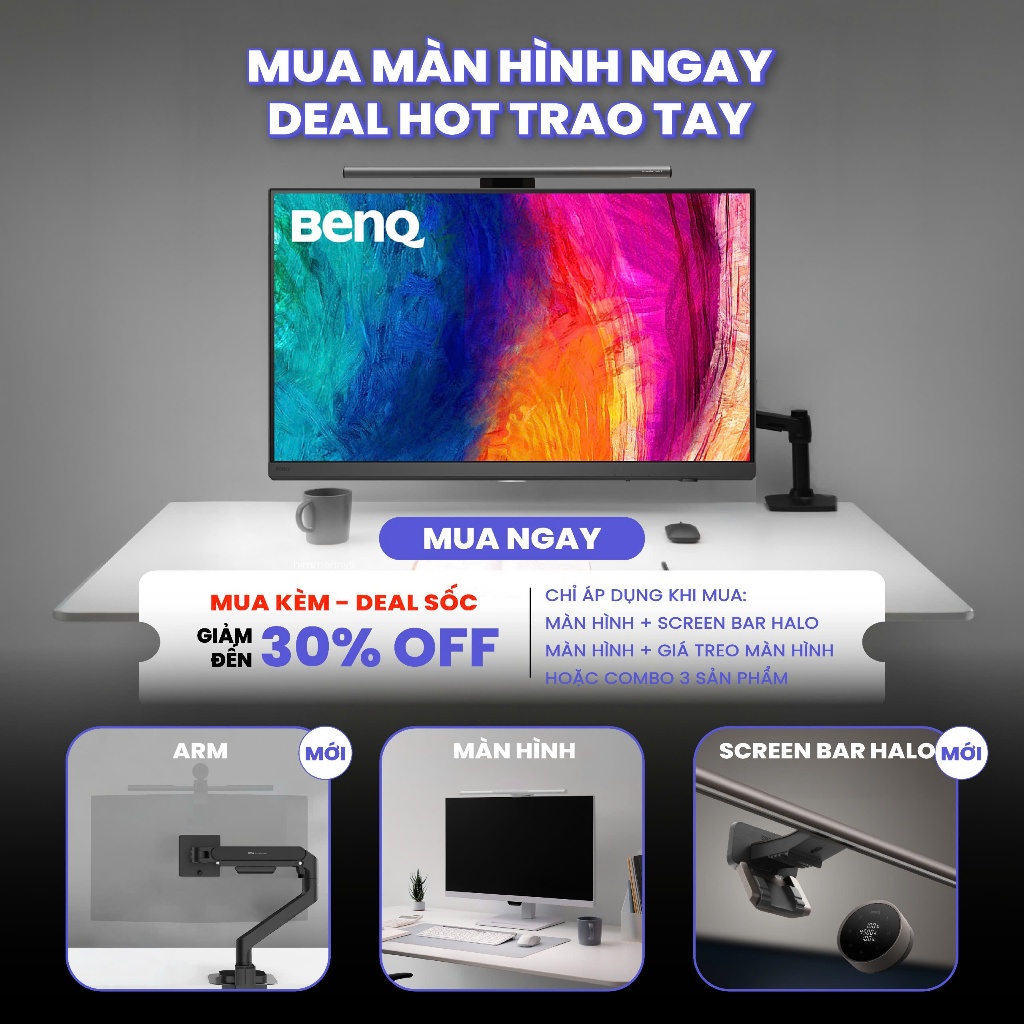 BenQ PD2706U_Màn hình đồ họa 27 inch 4K UHD IPS USB C, P3, HDR10, Eye-are tương thích Mac | BigBuy360 - bigbuy360.vn