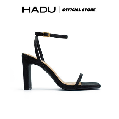Giày Sandal Cao Gót 9P Đế Vuông Quai Mảnh BLAYCE HADU M979 Da PU Cao Cấp Đế TPR Chống Trượt BH 12T