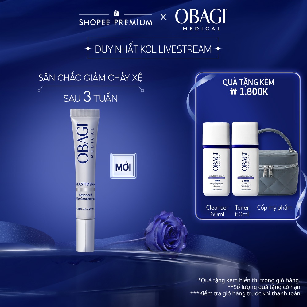 [Hannah x Obagi] Tinh Chất Làm Mờ Nếp Nhăn Obagi ELASTIDERM® Advanced Filler Concentrate 20ml