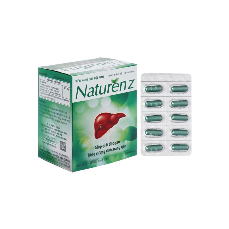 TPCN Naturenz hỗ trợ hạ men gan - Chính hãng DHG Pharma 1 chai/10 vỉ