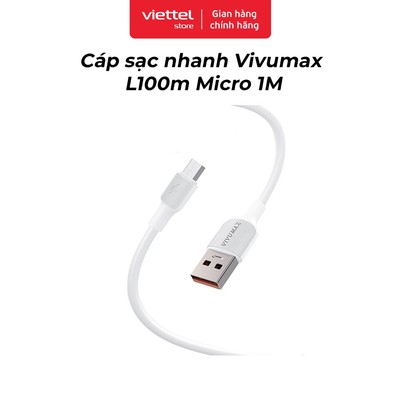 Cáp sạc nhanh Vivumax L100m Micro 1M Chính hãng