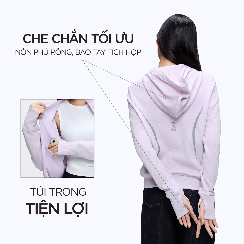 Áo Khoác Chống Nắng Nữ Couple TX Anti UV Original Form Regular WOK 2064 | BigBuy360 - bigbuy360.vn
