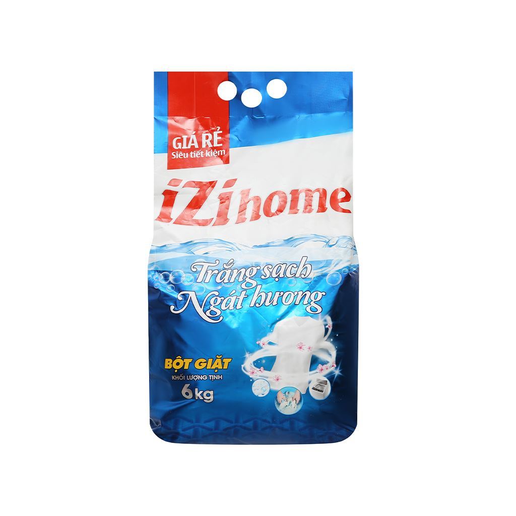 Bột giặt IZI HOME trắng sáng 4.5kg/6kg
