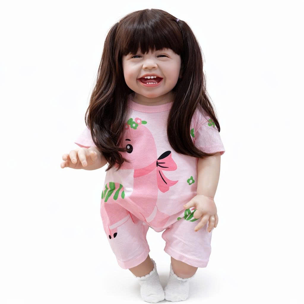 Búp Bê Mila Bé Gái 70 cm = 28 inch NPK Reborn Vinyl Doll PVN142