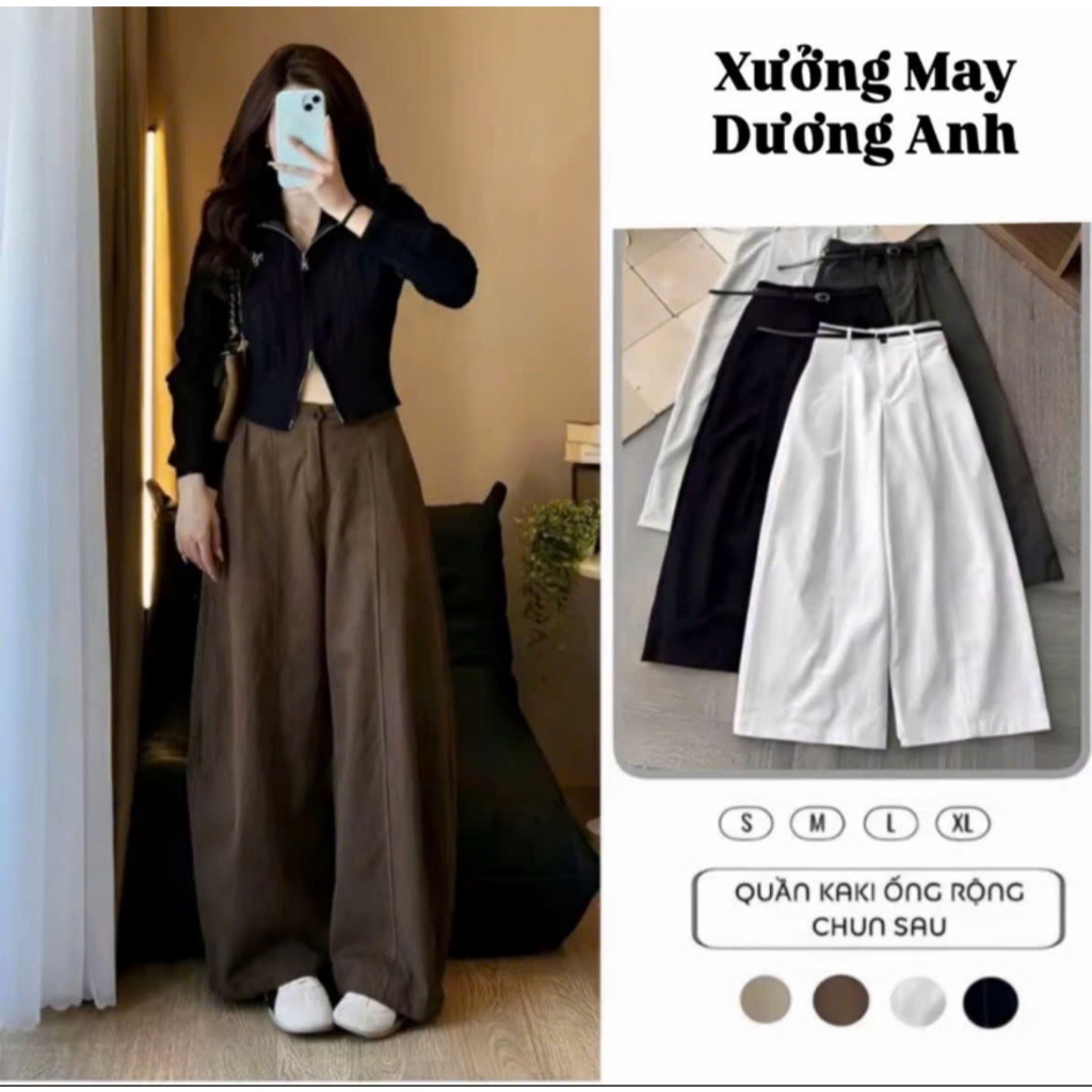 Quần KaKi Ống Rộng From Thụng , Quần Suông Basic Kiểu Dáng Hàn Quốc , Thoải Mái Thời Trang Dễ Phối | BigBuy360 - bigbuy360.vn