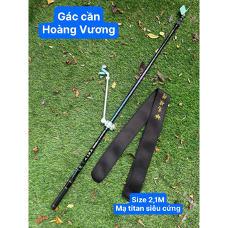 Gác cần tốc độ chép rô yueyue Hoàng Vương mạ titan cao cấp 2,1m fisshing câu cá