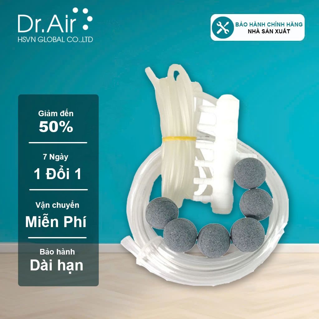 Bộ dây sục & quả sục Ozone cho máy ozone công nghiệp Dr.Ozone [Shop chính hãng]