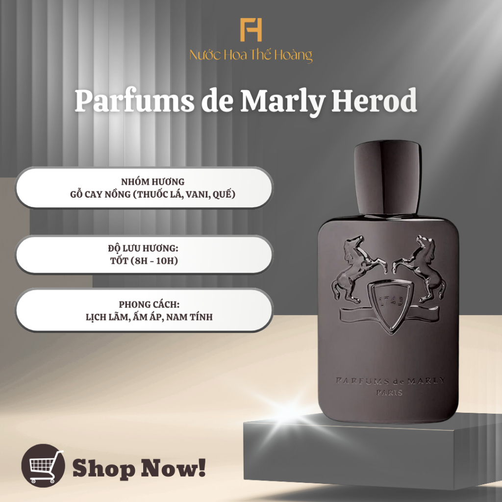 (SHOP MỚI) Nước Hoa Nam Herod Chiết 10ml - 20ml - Nước Hoa Thế Hoàng Store