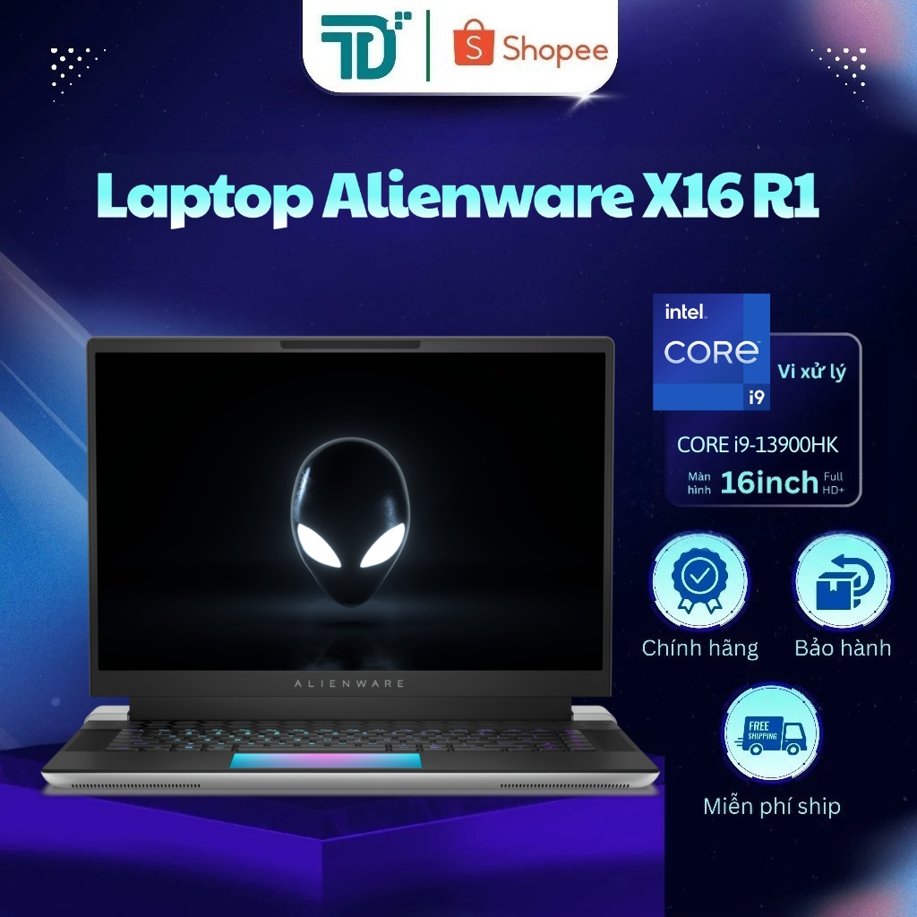Laptop Alienware X16 R1 Core i9-13900HK/32GB/1TB/GeForce RTX 4080 12GB - Laptop 99%