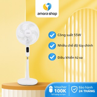Quạt đứng Hitachi LF-A6RCWN - Công suất 55W - Điều khiển từ xa - Bảo hành 24 tháng