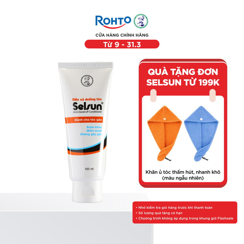 Dầu xả Selsun dưỡng tóc dành cho tóc gàu Selsun Anti-Dandruff Conditioner 100ml