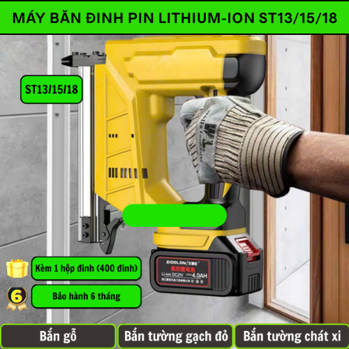Máy Bắn Đinh ST13/15/18 Bản Điện&Pin Chuyên Dụng Cho Thi Công Nội Thất, Điện Nước, Lắp Đặt Nẹp Điện