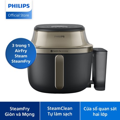 Nồi chiên không dầu Philips NA543/00 có chức năng hấp dung tích 7.2L