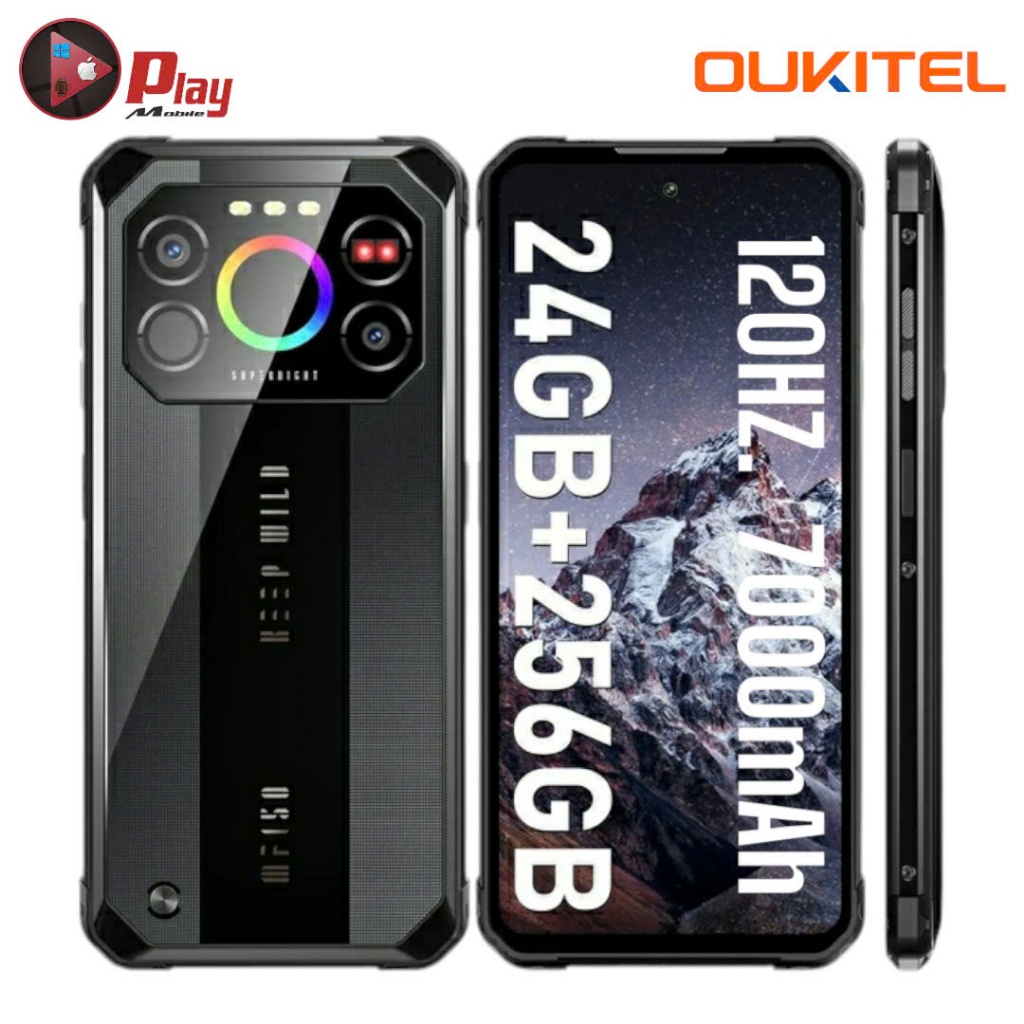 OUKITEL IIIF150 Air1 Ultra+ Siêu bền bỉ 12+12/256GB Màn 6.8inch 120Hz , Bản quốc tế toàn cầu 2 sim