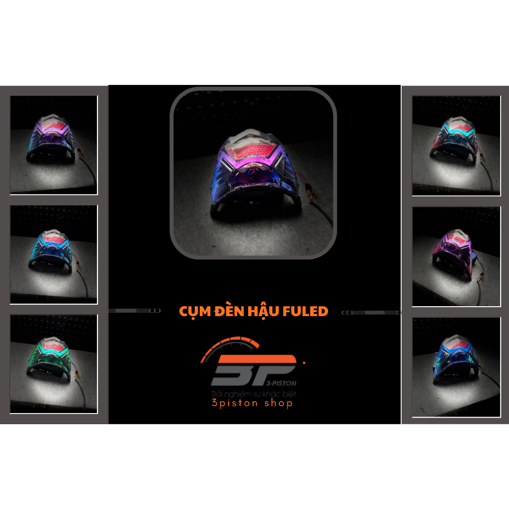 Cụm Đèn Hậu Audi A11 Cho Future LED (FuLED) – Cắm Jack sài như zin