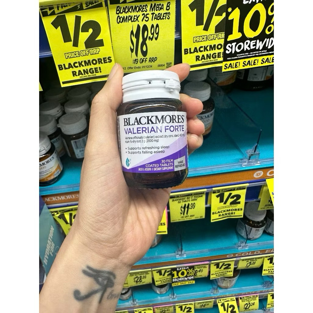 viên uống ngủ ngon 30 viên Valerian Forte – Blackmores Úc
