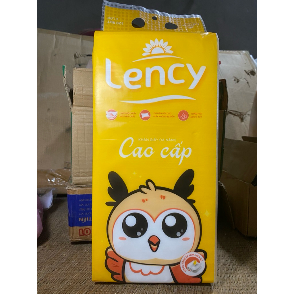 (Hàng cao cấp) Khăn giấy Lency giá rẻ