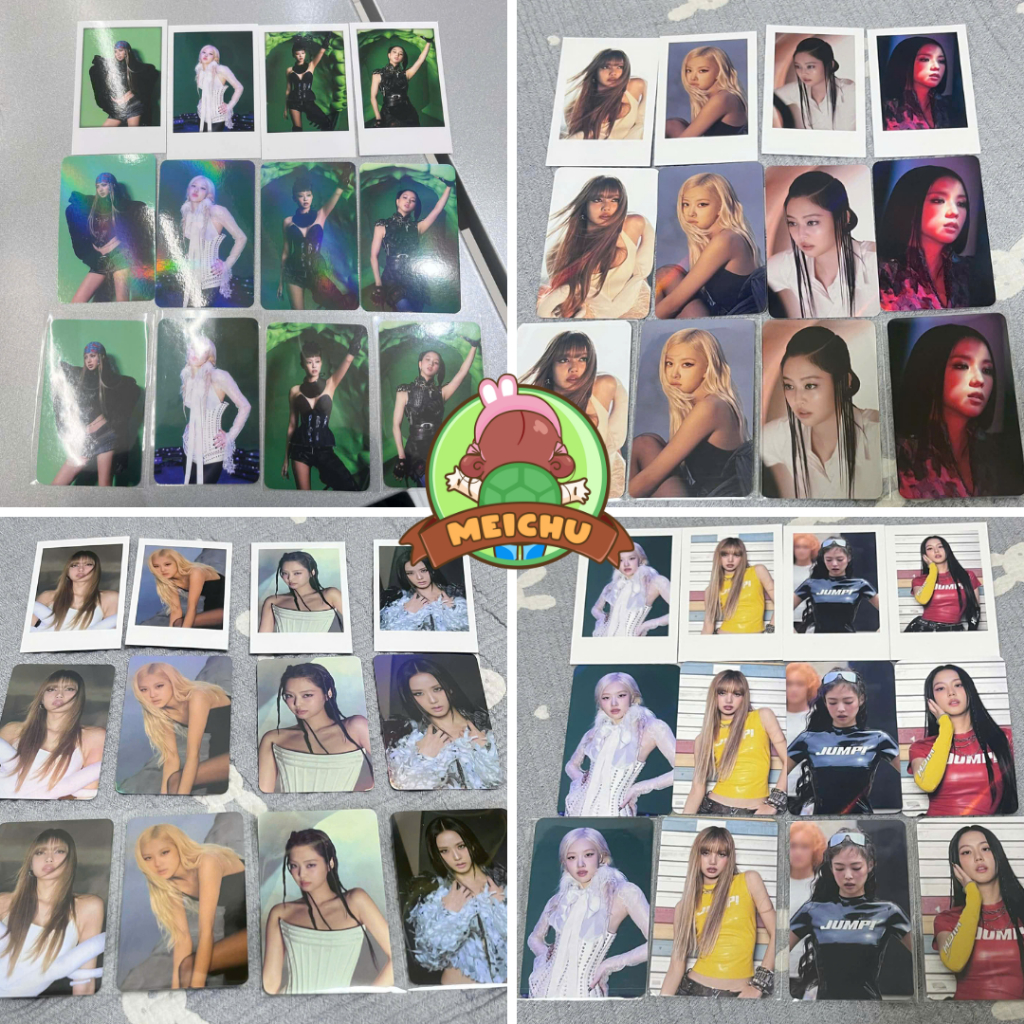 [HÀNG OFFICIAL] BST thẻ bài/card bo góc lẻ phtotocard HOURGLASS TOUR EVENT (JISOO/JENNIE/ROSÉ/LISA)