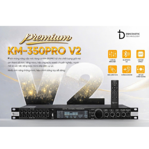 Vang cơ lai số dB Acoustic KM 350PRO V2 & KM320 PLUS - Hàng Chính Hãng (Phiên Bản 2026)