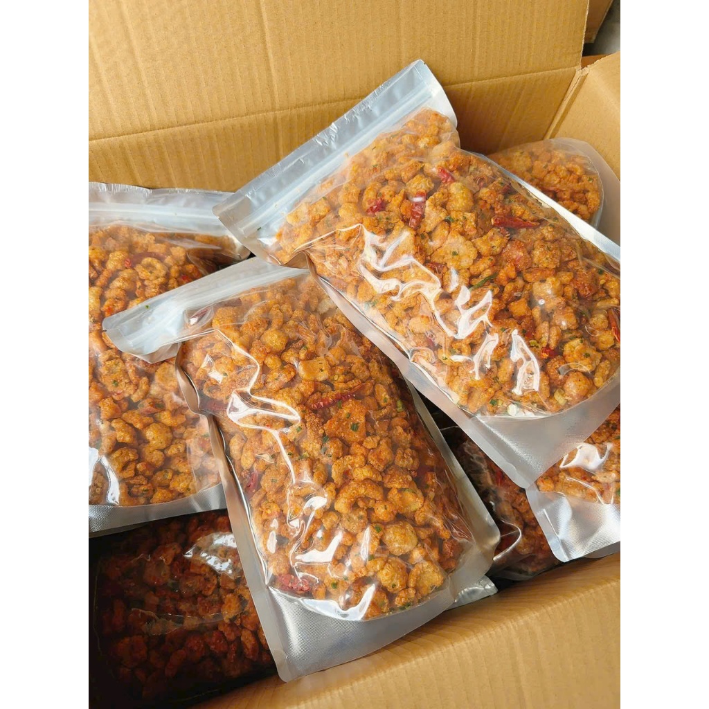 sỉ 1 kg tóp mỡ mắn hành- tóp mỡ cuộn ( bịt 1 kg)