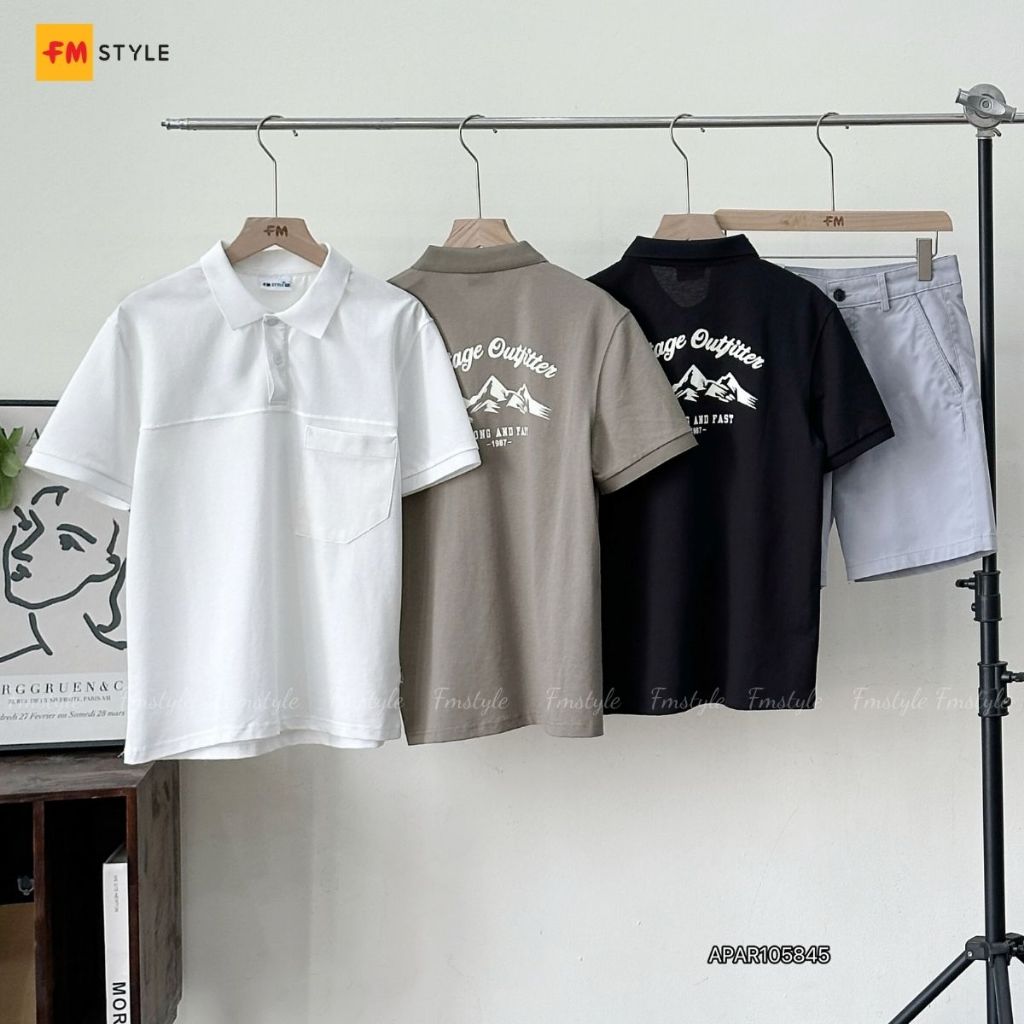 Áo Polo Nam FMSTYLE Form Regular Phối Túi Ngực – Áo Polo Nam Basic Thanh Lịch Dễ Phối Đồ 25121466