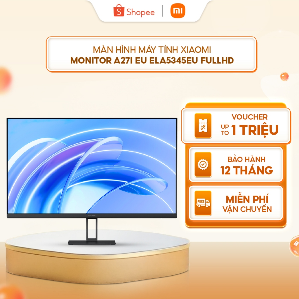 Màn hình máy tính Xiaomi Monitor A27i EU ELA5345EU FullHD 100Hz - Giảm ánh sáng xanh