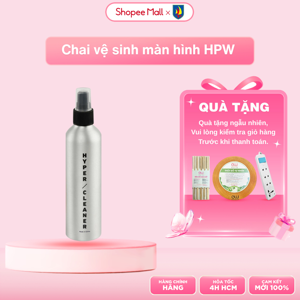 Chai vệ sinh màn hình Hyper Cleaning HyperWork C02 - Vệ Sinh Màn Hình PC, LapTop, Điện Thoại