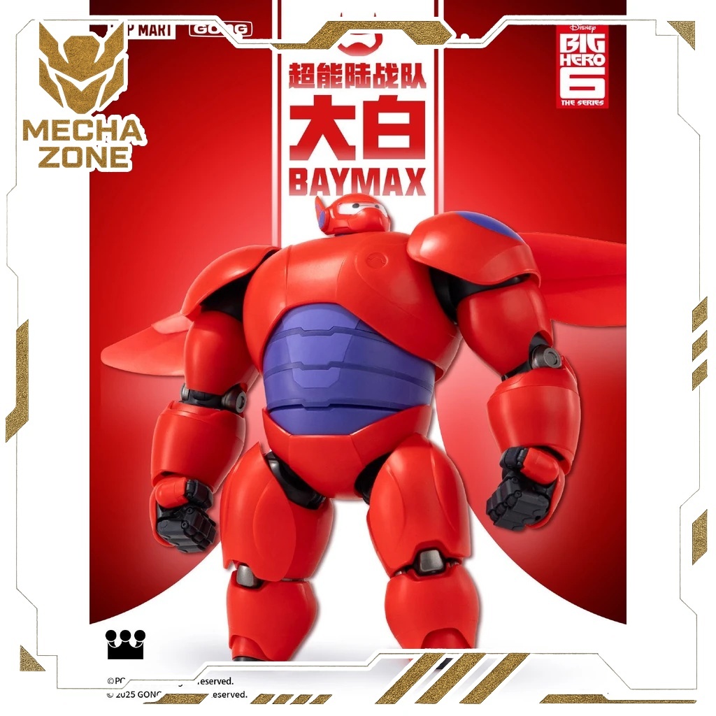 Mô Hình Pop Mart x GONG Baymax Big Hero 6 Action Model kit Disney Chính Hãng Cao Cấp | Mecha Zone