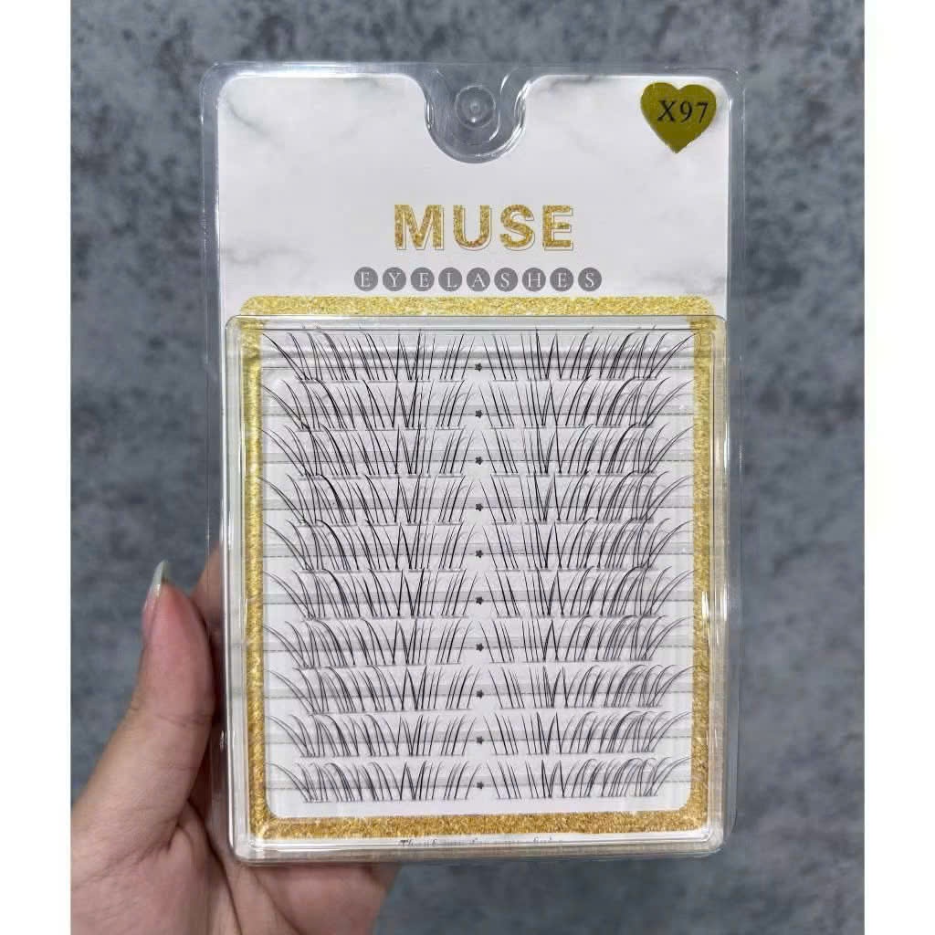 Muse X97 -X98 mi rời mi cụm Muse sợi mảnh nhẹ cong tự nhiên style Hàn Quốc | HÙNG CÚC Store
