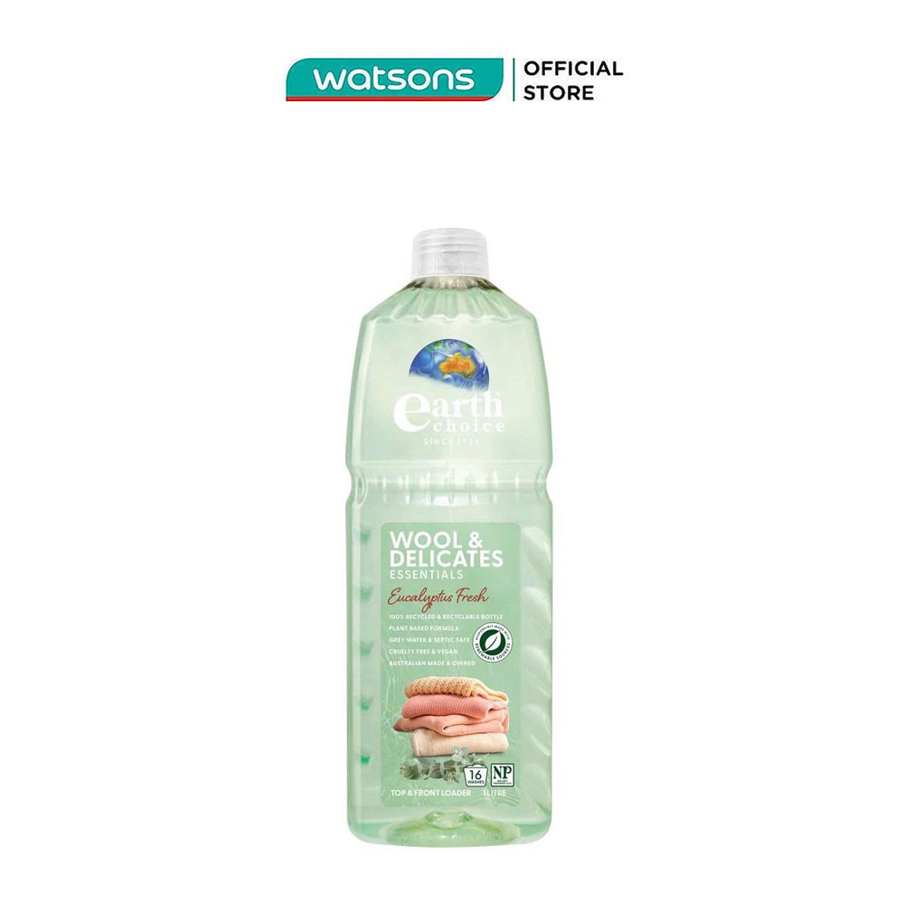 Nước Giặt Earth Choice Dành Cho Loại Vải Cao Cấp 1L