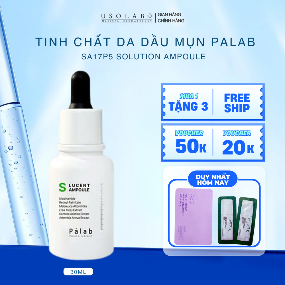 Tinh chất giảm dầu mụn Palab S 30ML