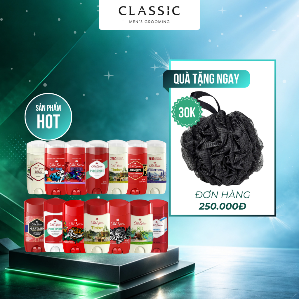 Lăn khử mùi Old Spice Chính hãng Mỹ