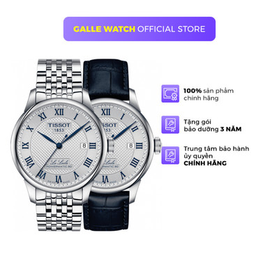 Đồng Hồ Nam TISSOT T-Classic LE LOCLELE LOCLE POWERMATIC 80 T006.407 đeo tay cao cấp chính hãng