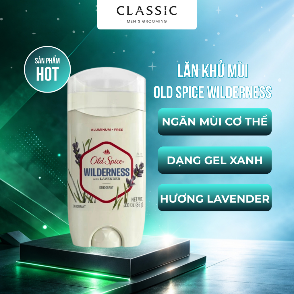 Lăn khử mùi Old Spice Wilderness Deodorant 85g