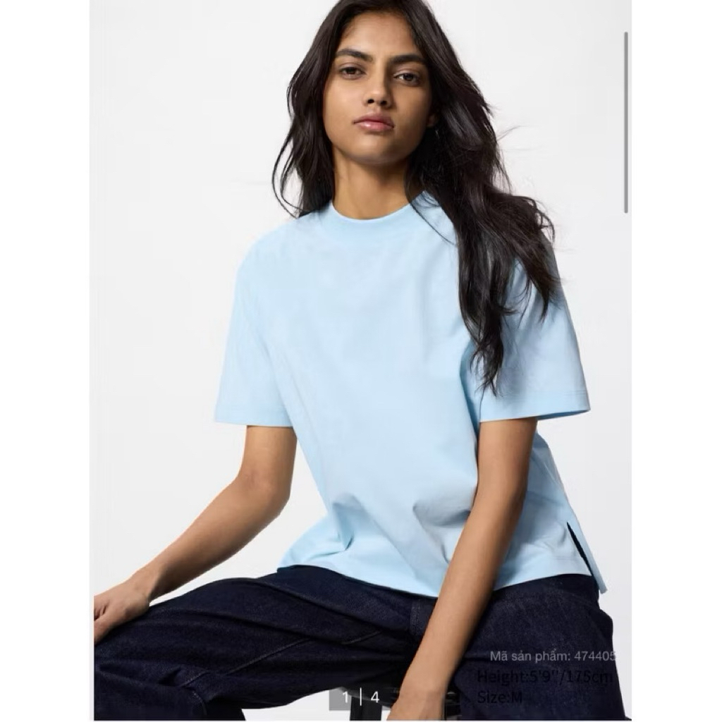 Thanh lý áo thun Airism Uniqlo Auth size L