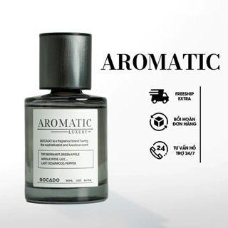 Nước Hoa Ô Tô Cao Cấp AROMATIC PLUS - GOCADO Hương Hoa Cỏ Kết Hợp Gỗ Thơm Trầm Ấm Khử Mùi,Dung Tích 160ML