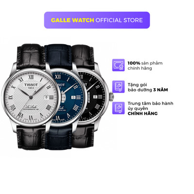 Đồng hồ Nam Tissot T-Classic T006.407.16 dây da đeo tay chống nước kính Sapphire cao cấp chính hãng