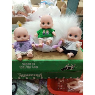 {Đủ mẫu} Đồ chơi búp bê tái sinh 5 inch (ko kèm quần áo)