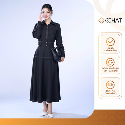 Set Đồ Nữ 𝐂𝐂𝐇𝐀𝐓 Dáng Xòe Rina Diễu Chỉ Trang Trí Chất Liệu Tuytsi Cao Cấp 25BDS2044XT