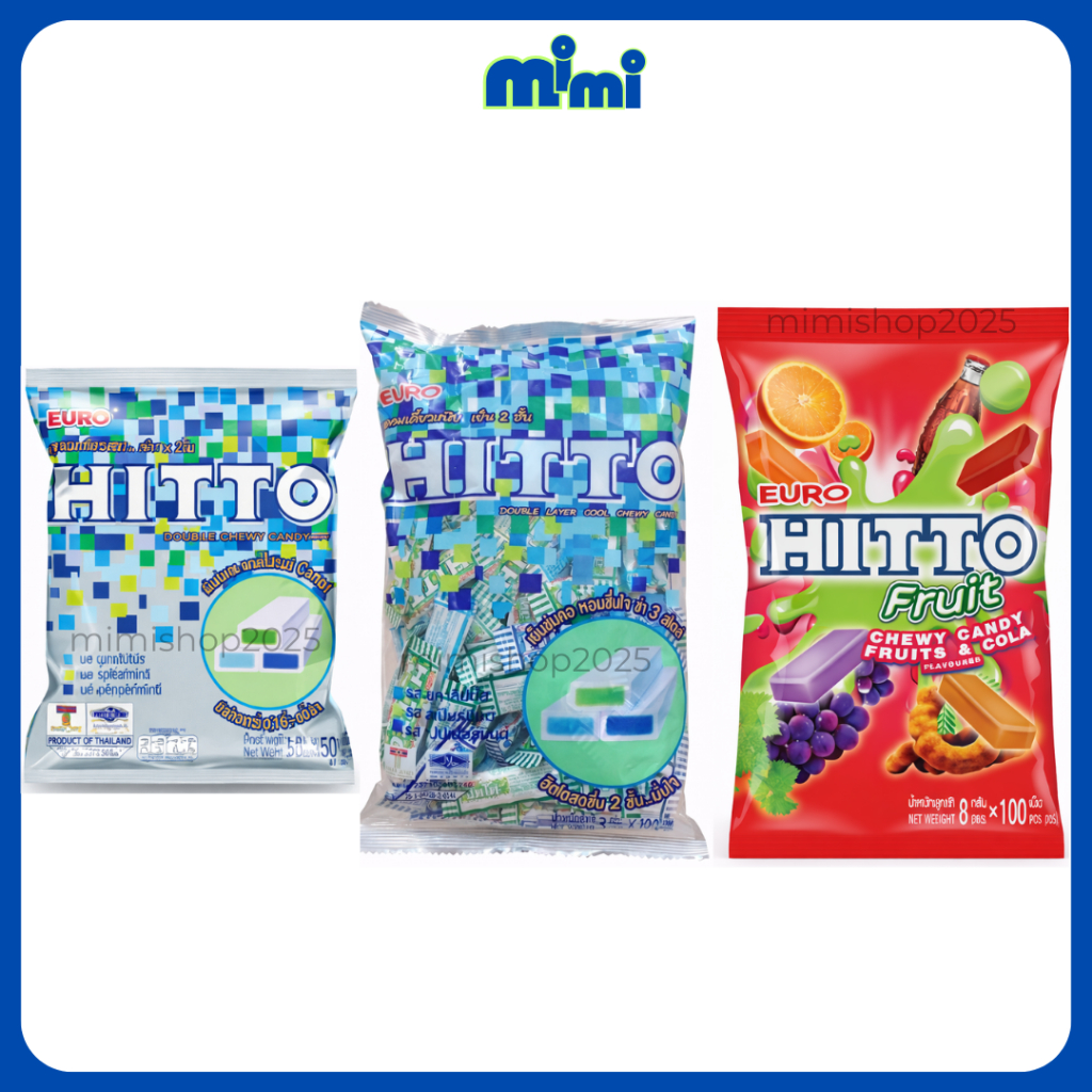 Kẹo Nhai Hitto Thái Lan Các Loại